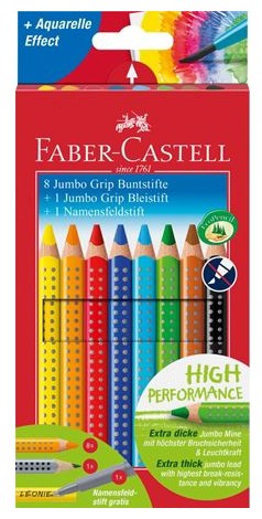 Faber-Castell Jumbo Grip Promotional Case 8+1+1 Faber-Castell Jumbo Grip Promotional Case 8+1+1