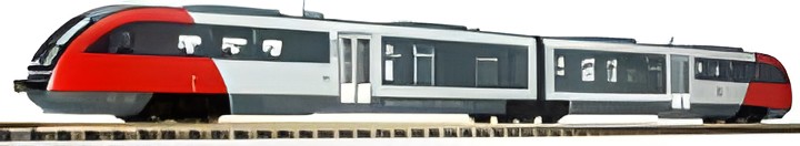 Fleischmann Diesel multiple unit of ÖBB 7422 Fleischmann Diesel multiple unit of ÖBB 7422
