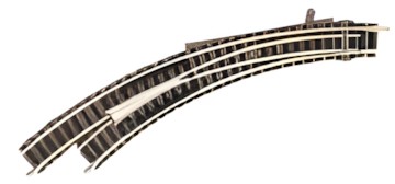 Fleischmann Left curved turnout 9168 Fleischmann Left curved turnout 9168