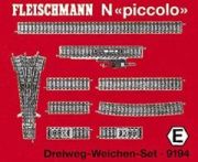 Fleischmann Three-way turnout set 9194 Fleischmann Three-way turnout set 9194