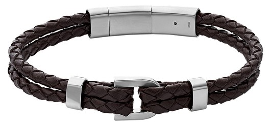 Fossil Heritage D-Link Leather Bracelet (JF04203040) Fossil Heritage D-Link Leather Bracelet (JF04203040)