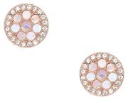 Fossil Mother-of-Pearl Disc Stud Earring (JF02906791) Fossil Mother-of-Pearl Disc Stud Earring (JF02906791)