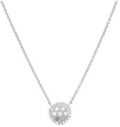 Fossil Chain Elliott Pendant Mother-of-Pearl (JFS00520040) Fossil Chain Elliott Pendant Mother-of-Pearl (JFS00520040)