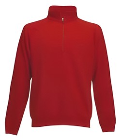 Fruit of the Loom Classic zip neck sweatshirt Fruit of the Loom Classic zip neck sweatshirt