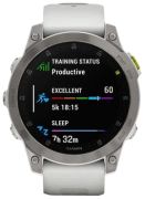 Garmin Epix (Gen 2) Sapphire 47 mm Titanium Silicone Strap Garmin Epix (Gen 2) Sapphire 47 mm Titanium Silicone Strap