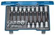 Gedore 19 TX 20 Torx Socket Set 1/2" + 1/4" Gedore 19 TX 20 Torx Socket Set 1/2" + 1/4"