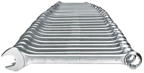 Gedore Ring and open-end wrench set 7-026 Gedore Ring and open-end wrench set 7-026