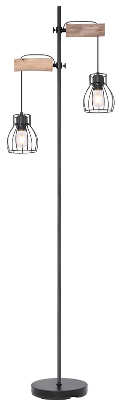 Globo Mina Floor Lamp (15326-2SN) Globo Mina Floor Lamp (15326-2SN)
