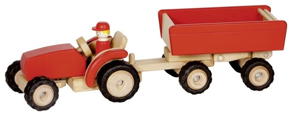 Goki Tractor with Trailer (55942) Goki Tractor with Trailer (55942)