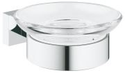 Grohe Essentials Cube Soap Dish with Holder (40754001) Grohe Essentials Cube Soap Dish with Holder (40754001)