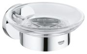Grohe Essentials soap dish with holder (40444001) Grohe Essentials soap dish with holder (40444001)