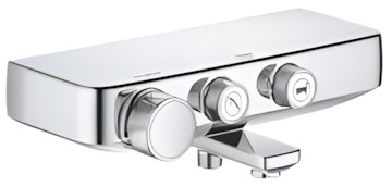Grohe Grohtherm SmartControl Thermostat Bath Mixer (34718000) Grohe Grohtherm SmartControl Thermostat Bath Mixer (34718000)