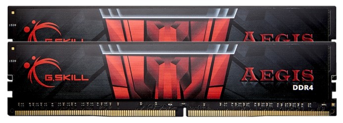G.Skill DDR4-2400 16GB Aegis Kit (F4-2400C17D-16GIS) G.Skill DDR4-2400 16GB Aegis Kit (F4-2400C17D-16GIS)