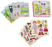 HABA Magnetic Dress-Up Doll Lilli HABA Magnetic Dress-Up Doll Lilli