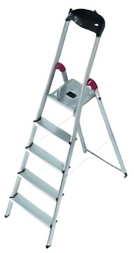Hailo Aluminum Household Ladder L60 8508-001 Hailo Aluminum Household Ladder L60 8508-001