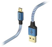 Hama Micro-USB charging and data cable 1.5 m blue Hama Micro-USB charging and data cable 1.5 m blue