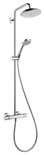 Hansgrohe Croma 220 Air 1jet Showerpipe (27188000) Hansgrohe Croma 220 Air 1jet Showerpipe (27188000)