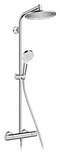 Hansgrohe Crometta S 240 1jet Showerpipe (27267000) Hansgrohe Crometta S 240 1jet Showerpipe (27267000)