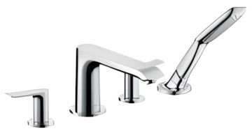 Hansgrohe Metris 4-Hole Bathtub Rim Faucet Hansgrohe Metris 4-Hole Bathtub Rim Faucet