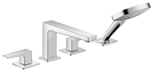 Hansgrohe Metropol 4-hole bathtub rim mixer (32552000) Hansgrohe Metropol 4-hole bathtub rim mixer (32552000)