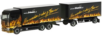 Herpa MAN TGA XXL box trailer truck 236478 Herpa MAN TGA XXL box trailer truck 236478