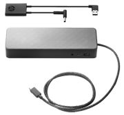 HP USB-C Universal Docking Station incl. 4.5 mm to USB Adapter (2UF95AA) HP USB-C Universal Docking Station incl. 4.5 mm to USB Adapter (2UF95AA)