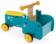 Janod balance bike hippopotamus with movable front part wood (08003) Janod balance bike hippopotamus with movable front part wood (08003)