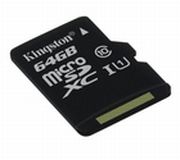 Kingston microSDXC UHS-I 64GB (SDC10G2/64GBSP) Kingston microSDXC UHS-I 64GB (SDC10G2/64GBSP)