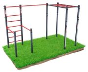 K-Sport Calisthenics Pull-Up Bar and Dip Station (KSOZ006) K-Sport Calisthenics Pull-Up Bar and Dip Station (KSOZ006)