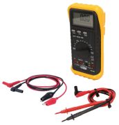 KS Tools multimeter with test probes and crocodile clips (150.1480) KS Tools multimeter with test probes and crocodile clips (150.1480)
