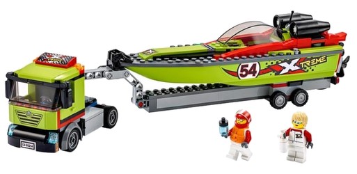 LEGO City racing boat transporter (60254) LEGO City racing boat transporter (60254)