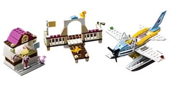 Lego Friends Flight School with Seaplane 3063 Lego Friends Flight School with Seaplane 3063
