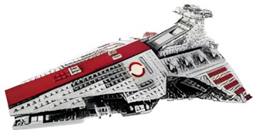 Lego Venator-class Republic Attack Cruiser 8039 Lego Venator-class Republic Attack Cruiser 8039