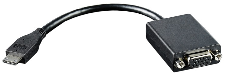 Lenovo ThinkPad Mini HDMI to VGA Adapter (4X90F33442) Lenovo ThinkPad Mini HDMI to VGA Adapter (4X90F33442)