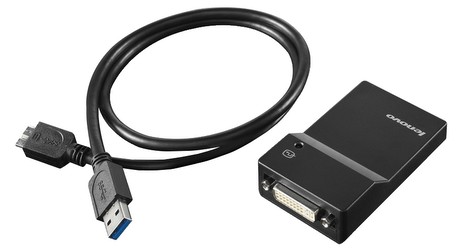 Lenovo USB 3.0 to DVI VGA monitor power supply (0B47072) Lenovo USB 3.0 to DVI VGA monitor power supply (0B47072)