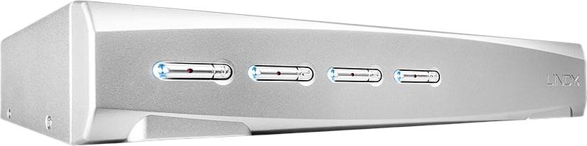 Lindy 4 Port KVM Switch DisplayPort 1.2, USB 2.0 & Audio Lindy 4 Port KVM Switch DisplayPort 1.2, USB 2.0 & Audio
