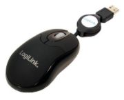 LogiLink Optical USB Mini Mouse with Retractable Cable LogiLink Optical USB Mini Mouse with Retractable Cable