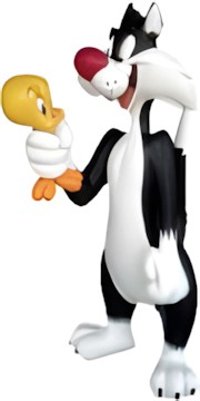Looney Tunes Sylvester with Tweety Looney Tunes Sylvester with Tweety
