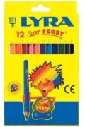 Lyra Super Ferby colored pencils lacquered 12-piece carton case Lyra Super Ferby colored pencils lacquered 12-piece carton case