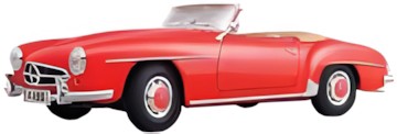 Maisto Mercedes 190SL Convertible 55 1:18 Maisto Mercedes 190SL Convertible 55 1:18