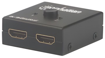 Manhattan 207850 4K Bi-Directional 2-Port HDMI Splitter/Switch Manhattan 207850 4K Bi-Directional 2-Port HDMI Splitter/Switch