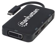 Manhattan USB-C 4-in-1 Audio/Video Converter 152600 Manhattan USB-C 4-in-1 Audio/Video Converter 152600