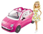 Mattel Barbie Fiat 500 with Doll (GXR57) Mattel Barbie Fiat 500 with Doll (GXR57)