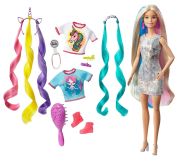 Mattel Barbie Fantasy Hair Mermaid & Unicorn Looks (GHN04) Mattel Barbie Fantasy Hair Mermaid & Unicorn Looks (GHN04)