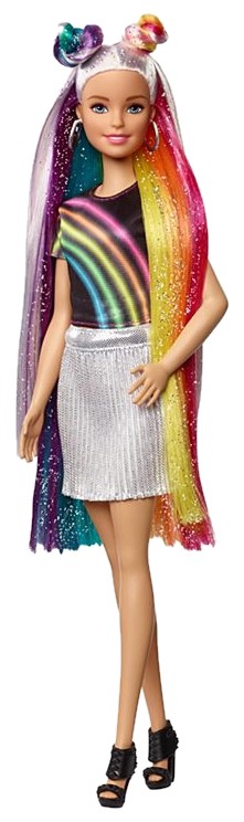 Mattel Barbie Rainbow Glitter Hair Doll (FXN96) Mattel Barbie Rainbow Glitter Hair Doll (FXN96)