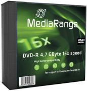 Media Range DVD-R 16x 4.7GB Slim Case Media Range DVD-R 16x 4.7GB Slim Case