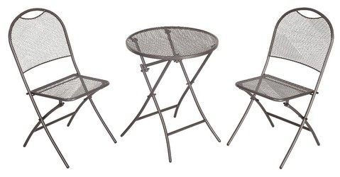 MWH Balcony set Café Latte round MWH Balcony set Café Latte round
