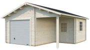 Palmako Roger 21.9+5.2 m² with sectional door Palmako Roger 21.9+5.2 m² with sectional door