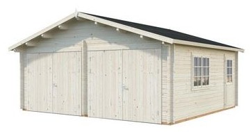 Palmako Roger 28.4 m² with natural wooden gates Palmako Roger 28.4 m² with natural wooden gates