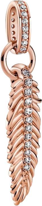 Pandora Sparkling Feather Charm Pendant (789550C01) Pandora Sparkling Feather Charm Pendant (789550C01)
